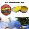 150g Carnauba Paste Car Wax Auto Paint Care Wax Brazilian Polishing Wax Paste High Gloss Shine Super Hydrophobic Coating Glazing