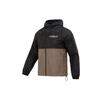 Essential Hbr Woven Jacket With Color Block Logo Print And Hood Men Jacket Black Coffee DV7651-010