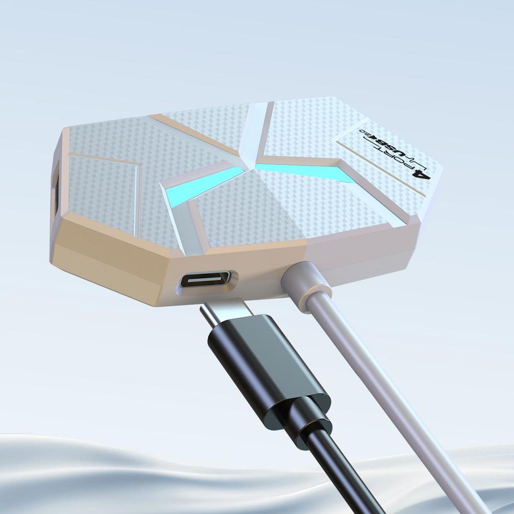 USB-хаб Atmosphere, многопортовый разветвитель, 4 и 7 портов, проводной расширитель 2.0 для компьютеров