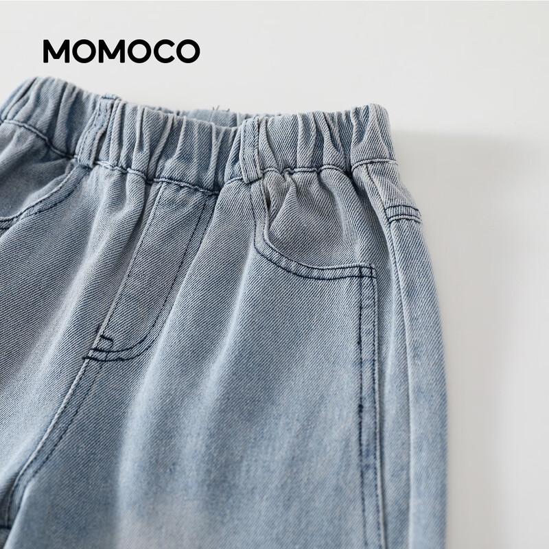 Стильный джинсовый комплект из двух предметов для девочек MOMOCO
