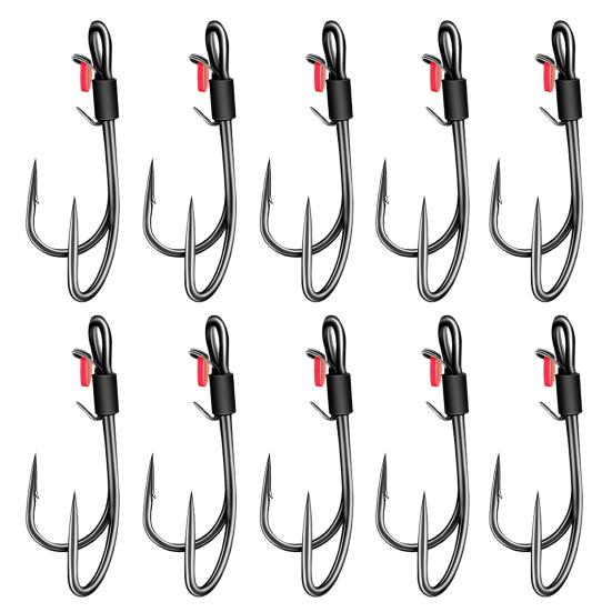 5/10 шт двойной рыболовный крючок прочный держатель для живой наживки для креветок крючок с зазубринами рыболовный крючок для пресноводной соленой воды рыболовные принадлежности