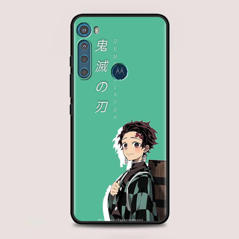 Чехол с рисунком аниме «Demon Blade» для MOTOROLA One Fusion для Moto G10 G9 G8 Plus Play Power One G20 G30 G40 G50 G60 Edge 20 Shell