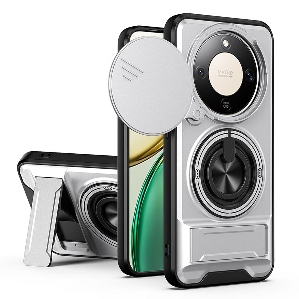 Чехол Funda для Honor X9D 5G, чехол для Honor X70 с поворотным механизмом, защитой камеры, кольцом-подставкой и противоударной защитой.
