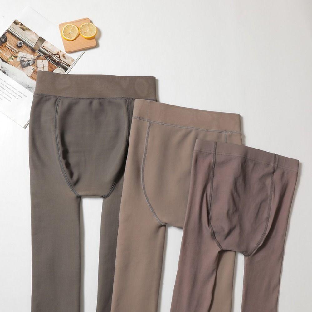 Translucent Hip Lifting Winter Push Up Pants Pantyhose Women Plus Size Leggings Thermal Stocking