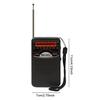 Портативное радио FM AM SW Карманный радиоприемник с указателем LCD Дисплей Радио на батарейках Walkman для использования в помещении, на улице, в чрезвычайных ситуациях