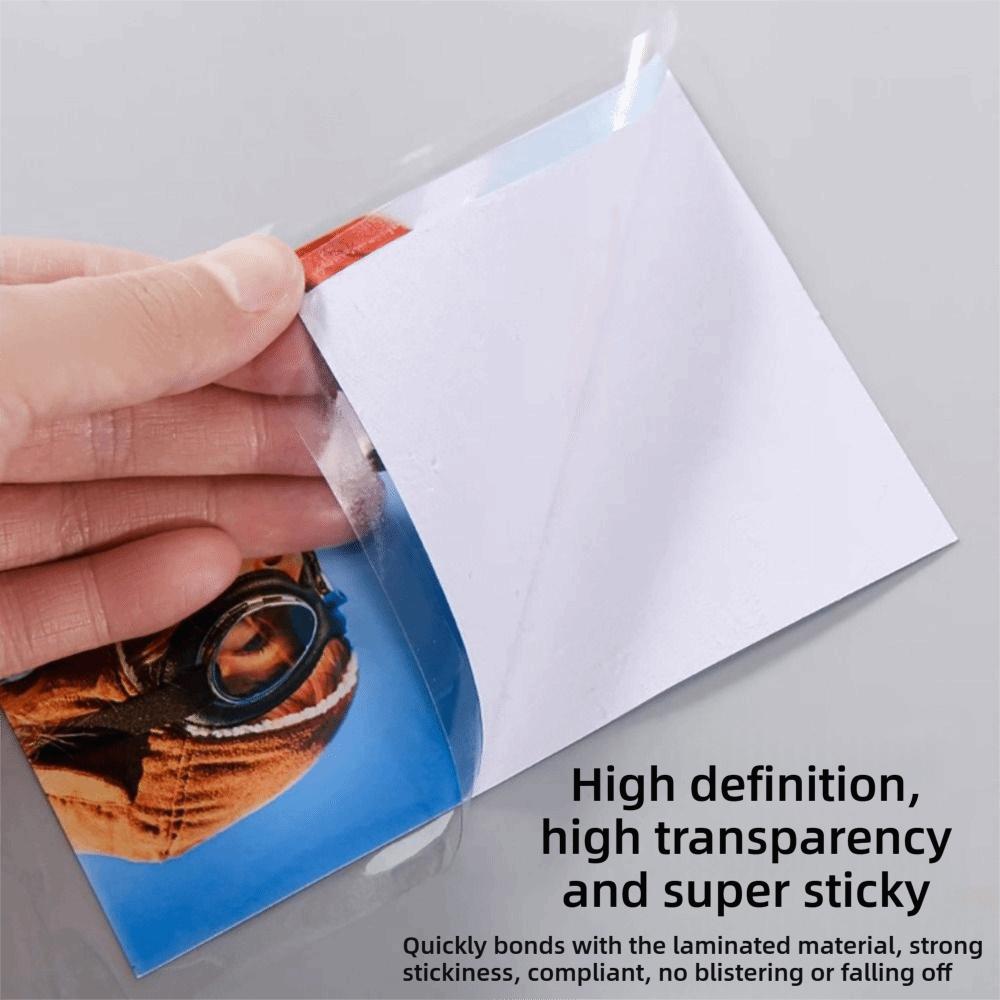 A4/A5/A6 Glossy Film Waterproof Vinyl Sticker New Vinyl Laminating Film  Office&Home Use
