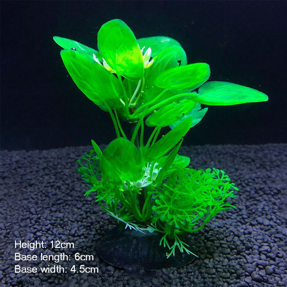 12 см искусственные аквариумные растения водная трава украшения аксессуары для аквариума водоросли украшение