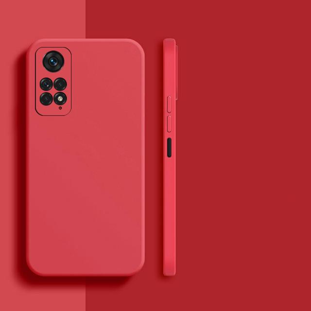 Чехол Liquid Silicon для Xiaomi Redmi Note 11 Pro 5G 11s Global Phone Cover для Xiaomi Red mi Note11 12 pro Защитный чехол