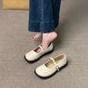 Autumn Not Tired Feet Women's Shoes Mary Jane Single Shoes New Soft Sole Low Heel Square Head Shallow Mouth Small Leather Shoes Women