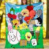 Inanimate Insanity printed throw blanket—lightweight,soft,warm;versatile blanket for all seasons—perfect as &air-conditioning throw,nap blanket