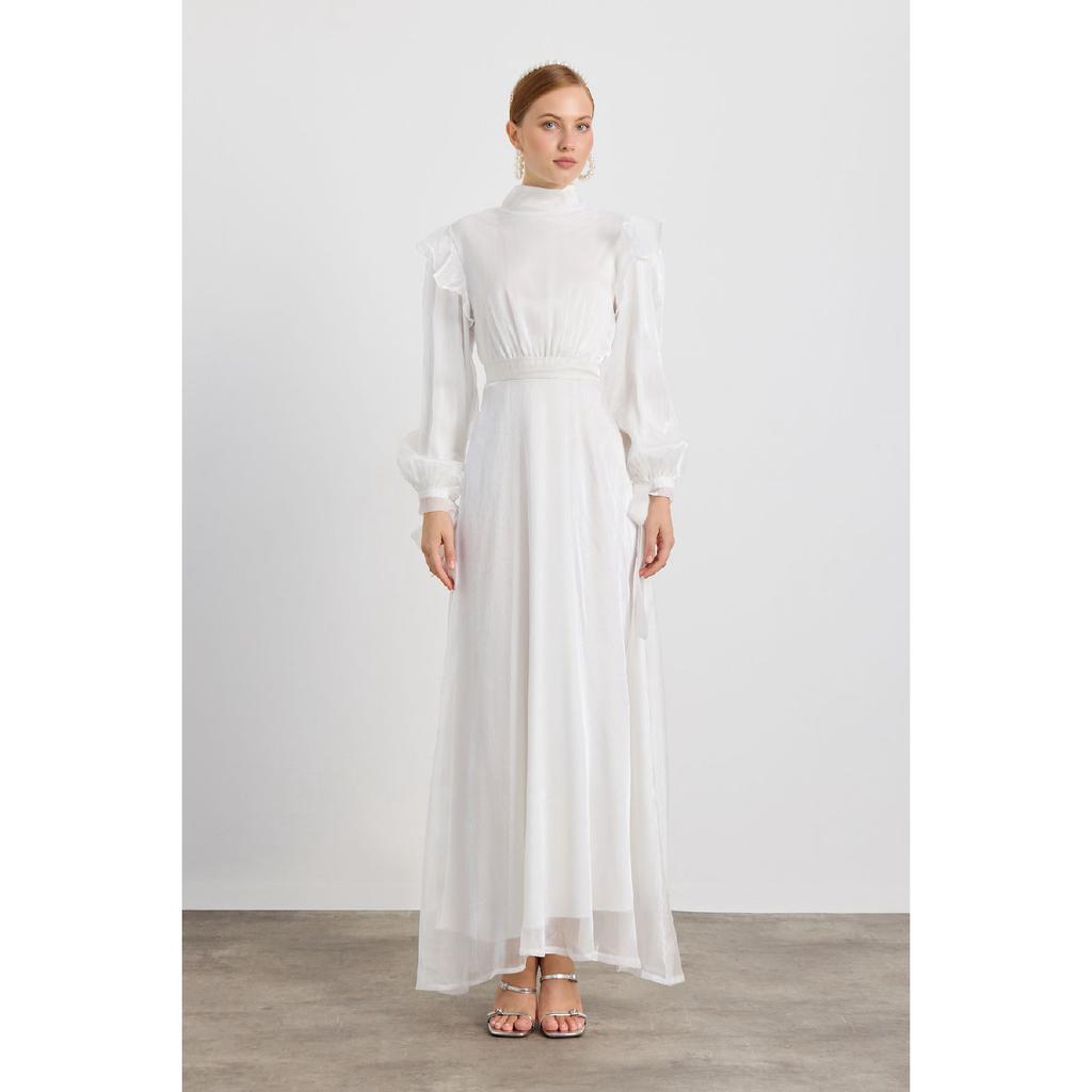 Темно-синее вечернее платье Mira