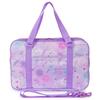 COLORFUL CANDY STYLE Calligraphy and Unicorn Fantasy with Shoulder for Elementary School Includes a Free A Cleaning Cloth for Wiping Bag,