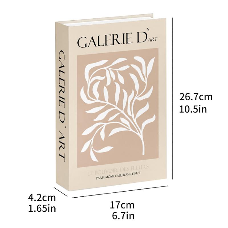 Open Luxury Fake Book Storage Box Home Decor Paris Decorative Books Interior Decoration Coffee Table Bedroom Ornaments