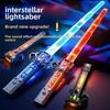 Telescopic Star Wars Laser Sword with Colorful Flash - 2 In 1 Glow Stick Toy.