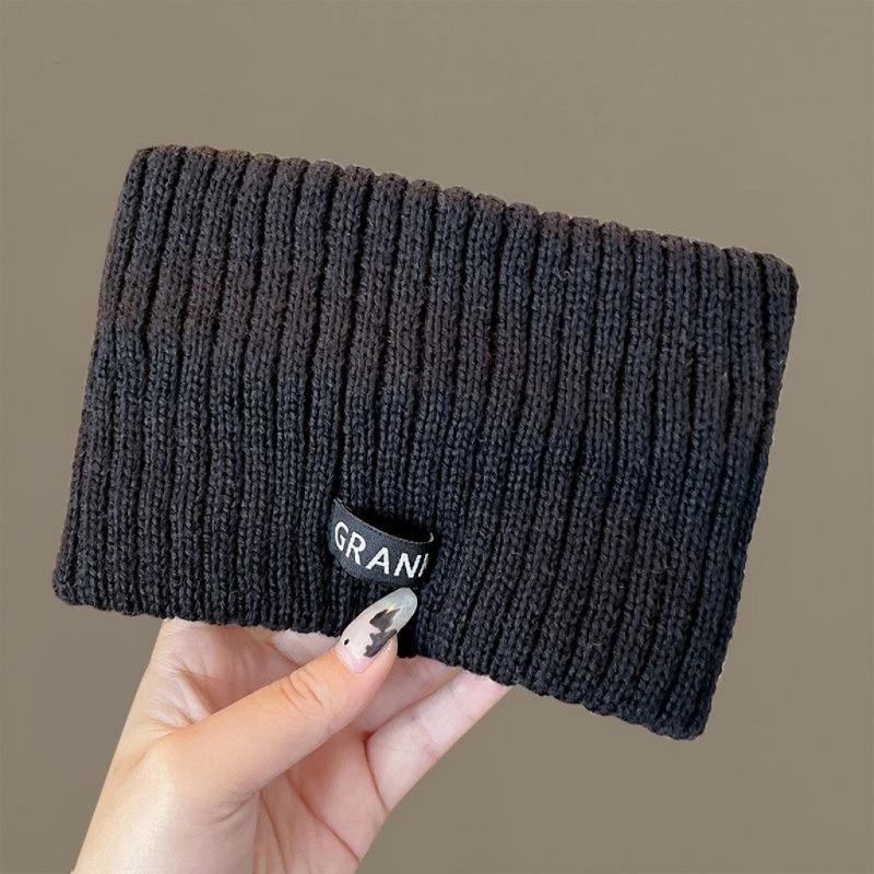 New Double-color Thermal Cap Versatile Velvet Scarf Integrated Snow Cap Plush Wool Cap Buckle Ear Protector Knitted Cap