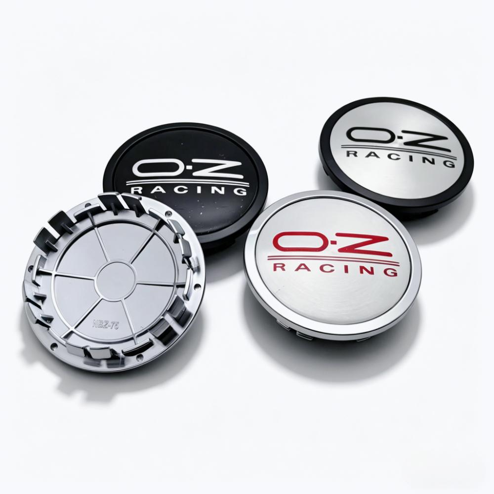 4pcs/Set 75mm / Clips 65mm OZ O.Z Racing Logo Emblem Badge Car Wheel Center Caps Wheel Hub Dust Cover Rim Hubcap Car Accessories