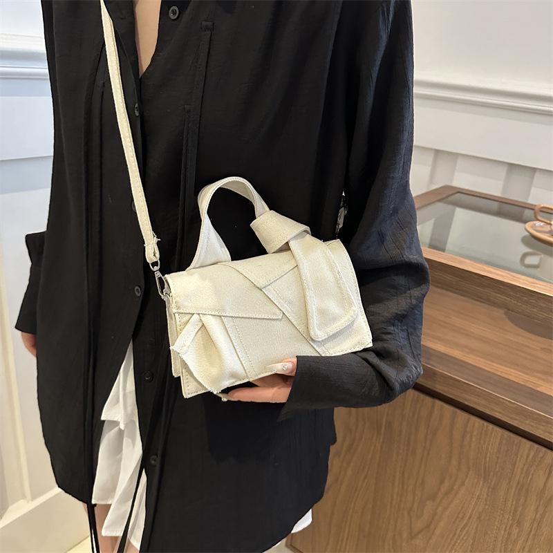 Роскошные дизайнерские женские джинсовые сумки кроссбоди, новая маленькая квадратная сумочка с ручкой-узлом, сумка-тоут, сумка-мессенджер ARI