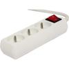 Block with Switch - CHACON - 3 X 16 A - 1.5 M - White (EN)