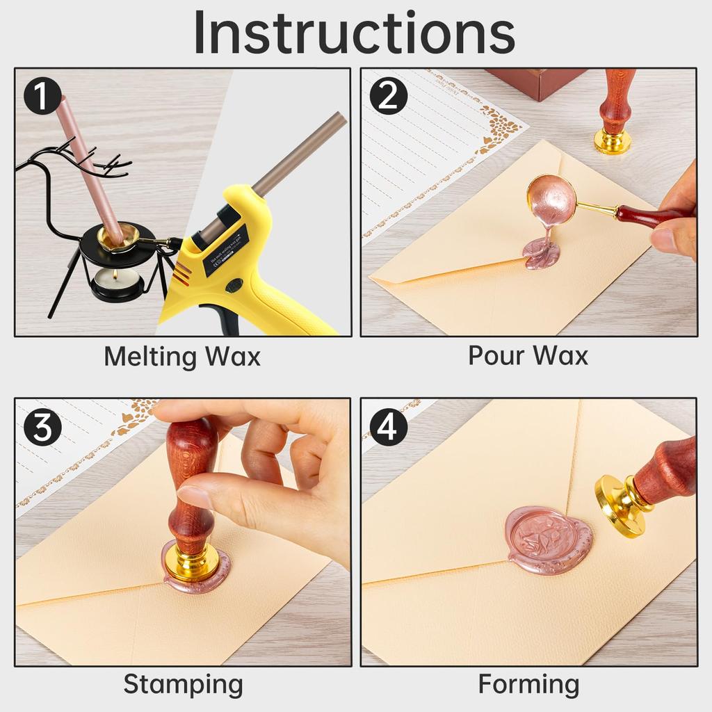 10 шт./уп. Стержни для восковой печати, 10 цветов Стержни из сургуча для клеевого пистолета для штампа Письмо Конверт Свадебное приглашение Письмо, Конверт