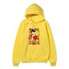 Monkey D. Luffy Unisex Hooded Sweatshirt Anime Graphic Print Fleece Lined Warm Loose Long Sleeve Casual Pocket Hoodie