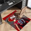 San Francisco 49ers Printed Absorbent Washable Carpet, Non-Slip Bathroom Mats, Kitchen Rugs, Yoga Mat,Living Room Entrance, Camping Picnic Rugs