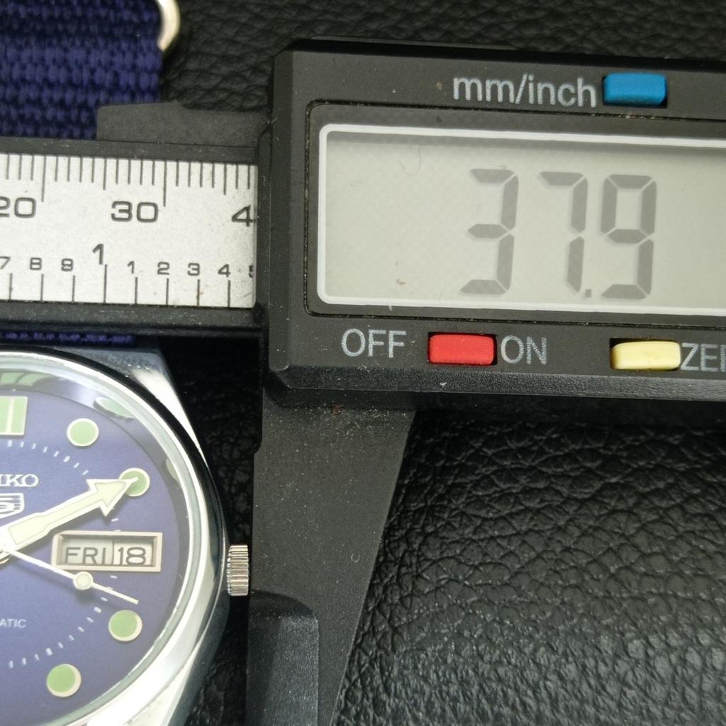 ВИНТАЖНЫЕ ОТРЕМОНТИРОВАННЫЕ МУЖСКИЕ АВТОМАТИЧЕСКИЕ ЧАСЫ SEIKO 5 6309A ЯПОНИЯ СИНЕГО ЦВЕТА a444489-1