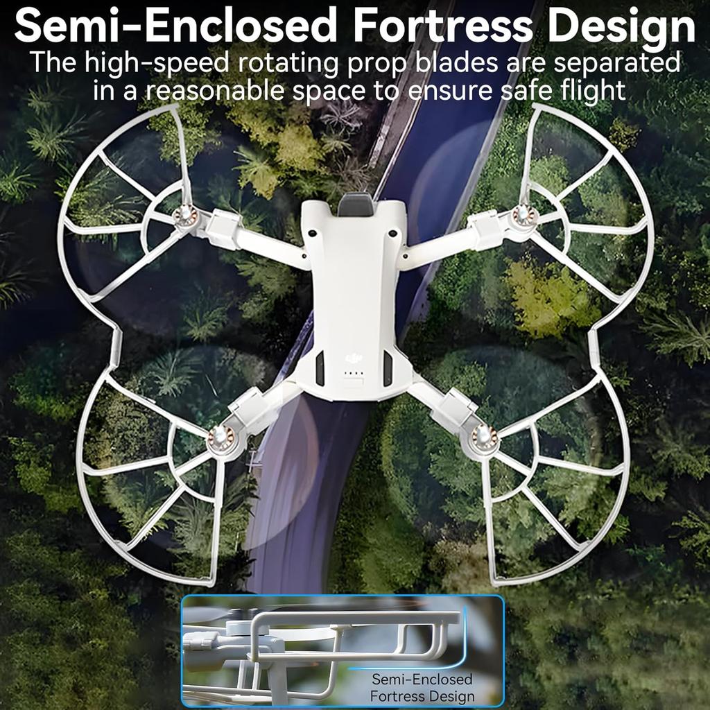 Propeller Guard for Mini 4 Pro Quick Release Removable Prop Blade Protector Compatible with DJI Mini 4 Pro Accessories