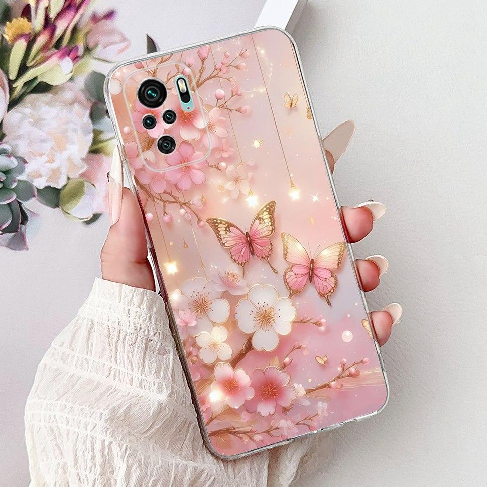 Nice Patterned Case for Xiaomi Redmi Note 10S Cover Silicone Soft TPU Protector Shell for Redmi Note 10 10S Cases Fundas Coque