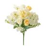 Silk Artificial Flower Carnation Rose Festival Wedding Bridal Bouquet Wreath Home vase Garden arch Decoration DIY gift Hot sale