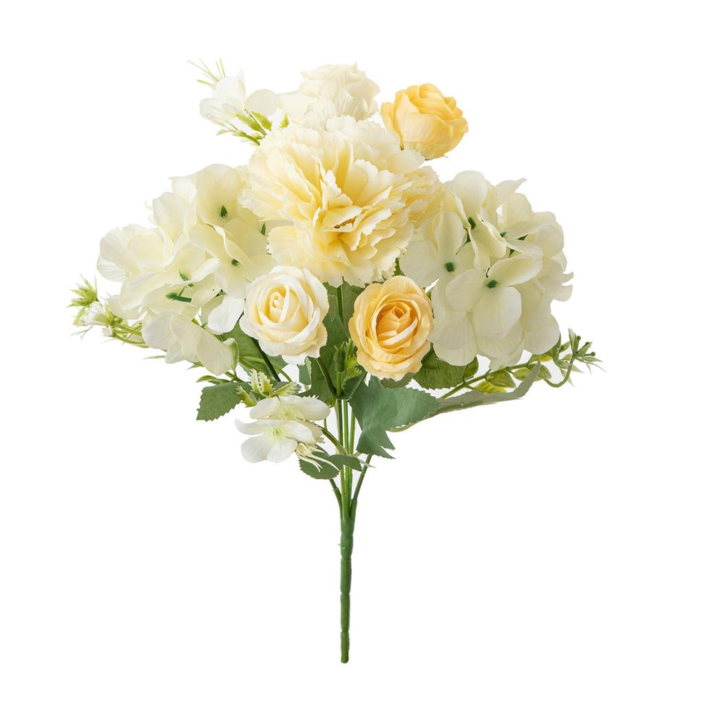 Silk Artificial Flower Carnation Rose Festival Wedding Bridal Bouquet Wreath Home vase Garden arch Decoration DIY gift Hot sale