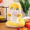 with Hand Snake Plush Doll Toy Stuffed Lucky Snake Plushies Doll  New Year Gifts