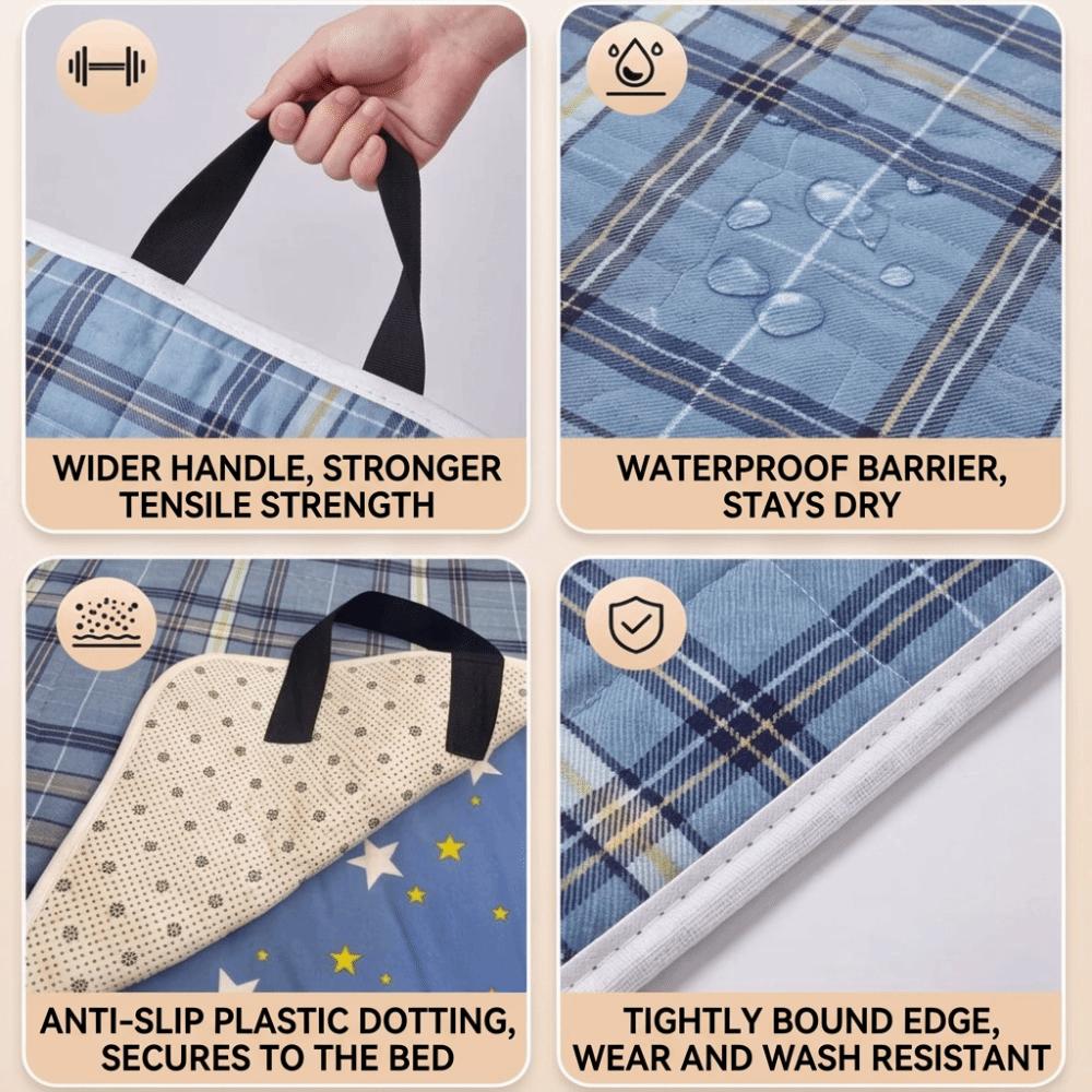 Leak-Resistant Patient Positioning Transfer Pad Lightweight Protection Pad Elderly Care