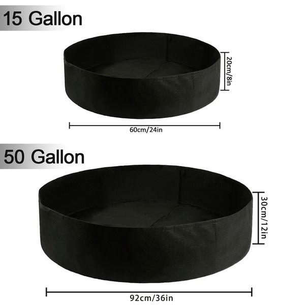 15/50/100 Gallon Large Capacity Plants Growing Bag Garden Flower Planter Elevated Vegetable Box Planting Grow Bag