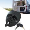 Camper Door Latch RV Entry Lock with 2 Keys Paddle Deadbolts Replacement for Ship Cargo