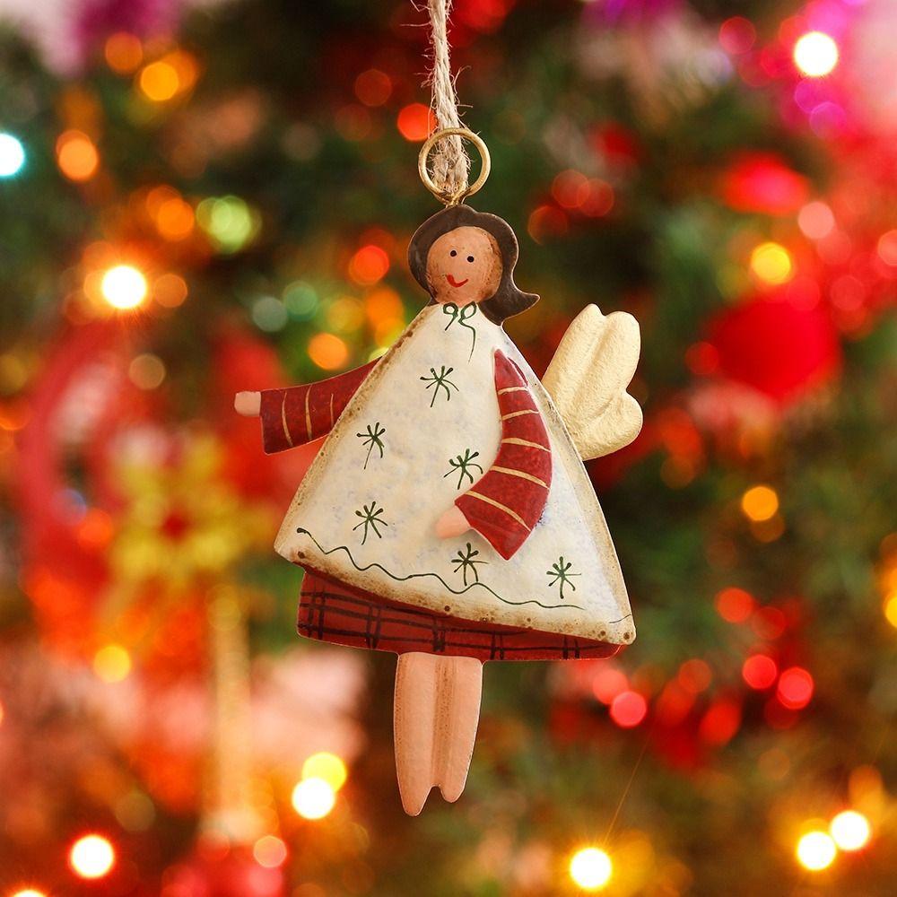 DIY Xmas Angel Girl Pendant Santa Claus Christmas Tree Accessories  New Year