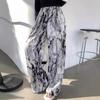 New High-waisted Drape Ink-wash Painting New Chinese-style Casual Floor-length Pants