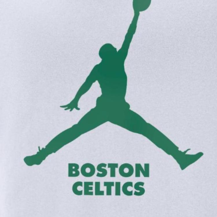 Jordan Повседневная футболка с длинным рукавом и большим логотипом NBA Boston Celtics, мужские топы белого цвета FN1253-100