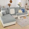 Эластичные чехлы для диванов, однотонные жаккардовые чехлы на диванные подушки, съемные L-образные чехлы для диванов для гостиной, домашних животных, детей, дома