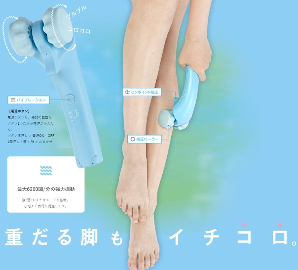 ELECOM Handy Roller Massager ECLEAR Pink HCM-RV01PN