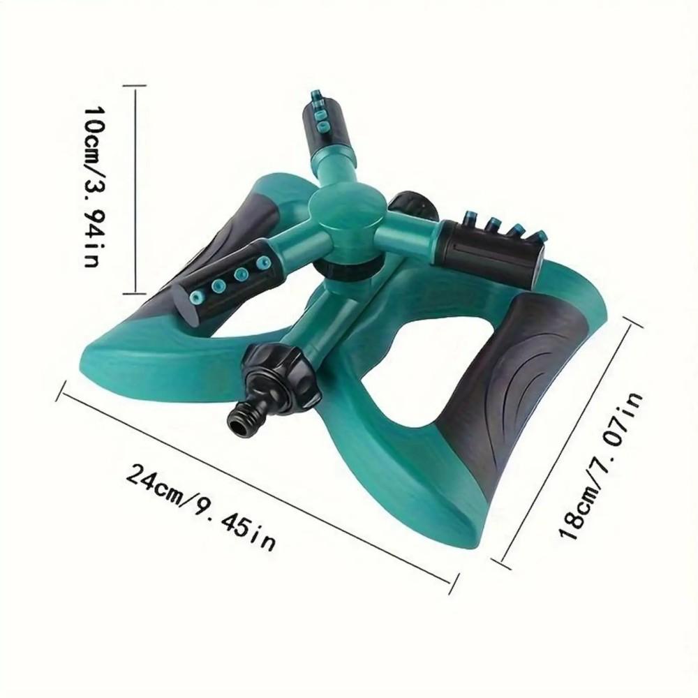 360° Sprinklers Irrigation Garden Lawn Sprinkler Automatic Watering Plants Rotary Gardening Supplies Agricultural Grass Fountain Nozzle