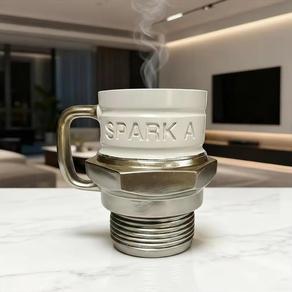 Unique Spark Plug Mug Automotive Automotive Themed Mug Coffee Mug Industrial Coffee Cup Man Gift