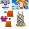 Реальная версия костюма для косплея Нами из One Piece для женщин, милый стиль, аниме одежда для Хэллоуина