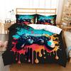 3D Game Console Printing Home Bedding Set King Size Bed Clothes Microfiber High Ranking Duvet Cover Set