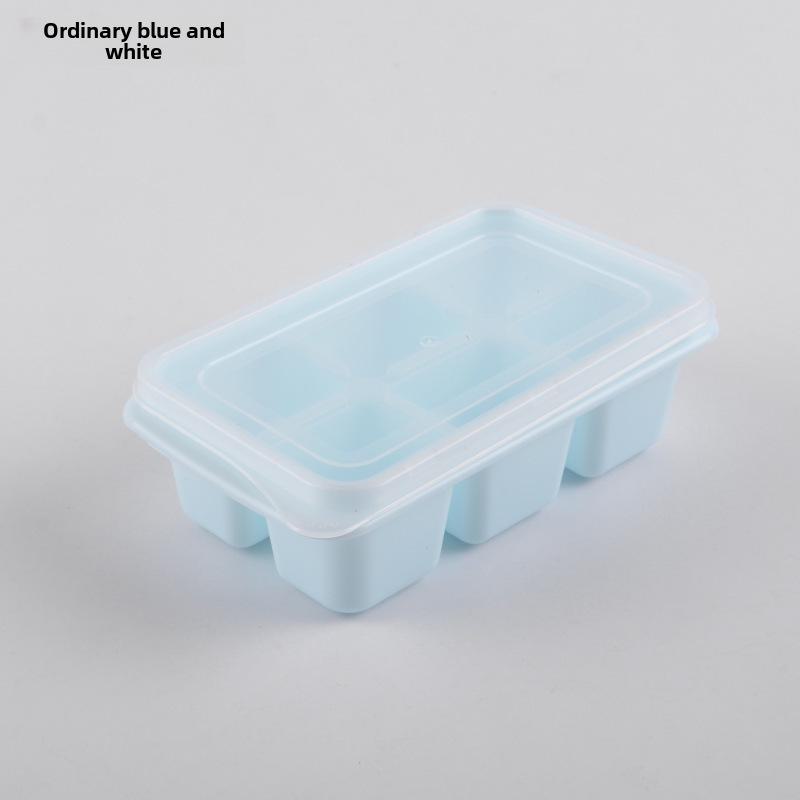 Лоток для кубиков льда с крышкой, форма для быстрой заморозки, силикон для домашнего холодильника