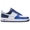 Nike Air Force 1 07 LV8 Game Royal Navy Мужские кроссовки сине-белые футбольно-серые FQ8825-100