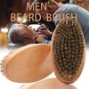 New Boar Bristle Beard Brush & Wood Comb Bamboo Wood Comb Set For Men Grooming Travel Bag Valentines Day