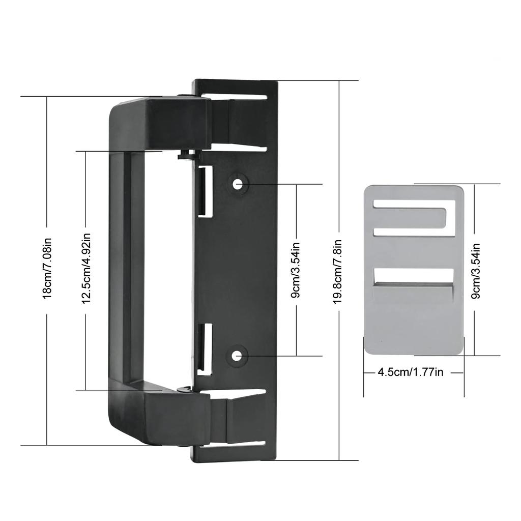 RV Refrigerator Door Handle Rugged Easy Use RV Refrigerator Door Handle Holder Grip for M2672 DM2682 Door Handles