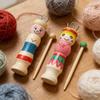 Инструменты для плетения Милый дизайн куклы Гаджеты для изготовления Деревянные инструменты для плетения Браслета Веревочного украшения Любитель бабушки Взрослый Новичок