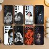 Чехол для телефона D-Lady Gaga для Samsung S26, S25, S24, S23, S22, S21, S20, Ultra, Plus, FE Черный Мягкий Чехол