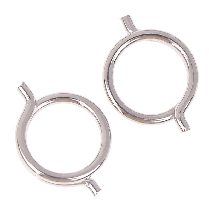 2Pcs Chicken Bone Scissors Accessories Spring Wire Diameter 1.8Mm Outer Diameter 15Mm Nickel Plated Steel Torsion Spring